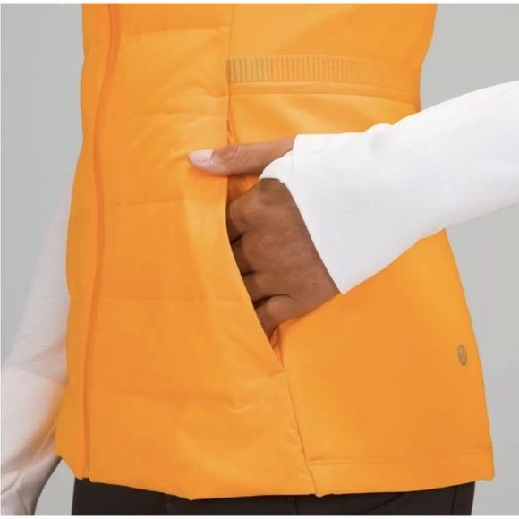 NWT Lululemon Down for It All Vest Clementine Size 6 🍊 - Picture 6 of 12